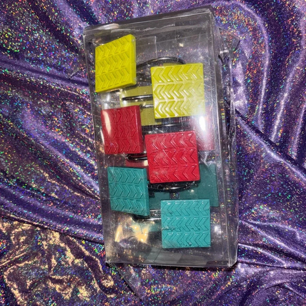 Multi color Block Shower Hooks
